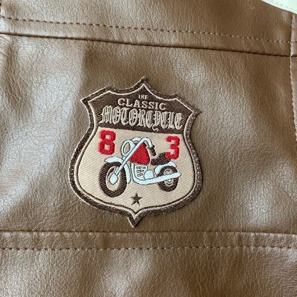 Little Legends Faux Leather Moto Aviary Jacket - Picture 5 of 6